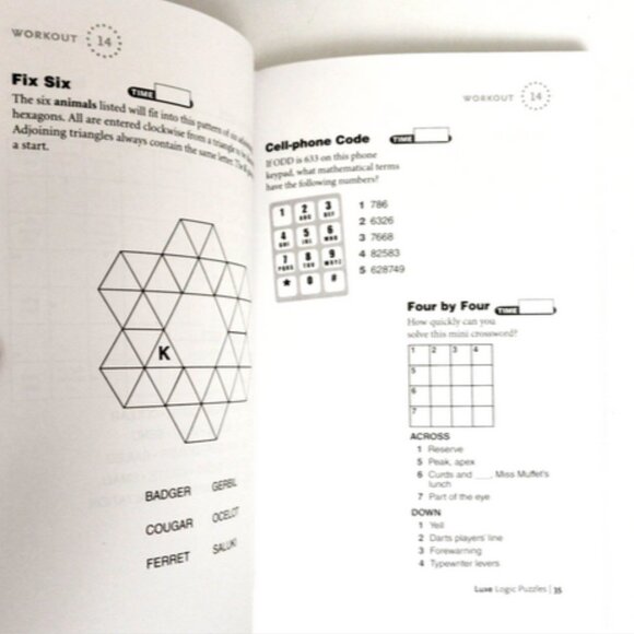 Luxe & Everyday Logic Puzzels To Give Your Brain a Workout 2 Book Bundle… - Picture 9 of 9